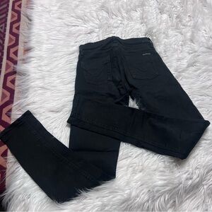 Hudson Jeans Women's Dark Black Skinny Jeans